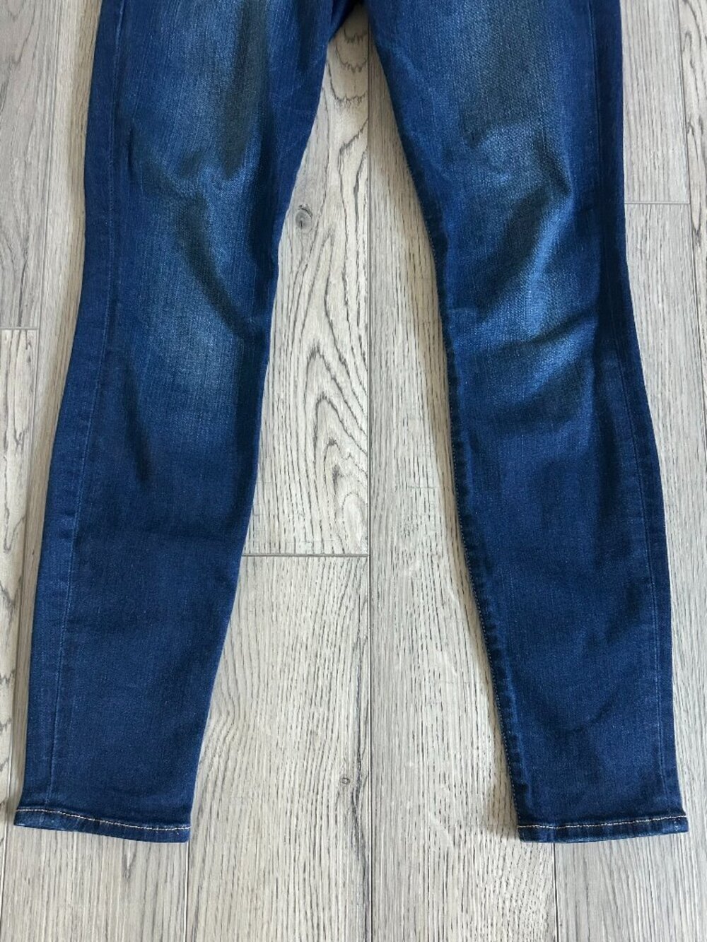 FRAME Le High Skinny Jeans Womens 27 Dark Wash Stretch Denim Made USA 28 Inseam - Picture 2 of 15